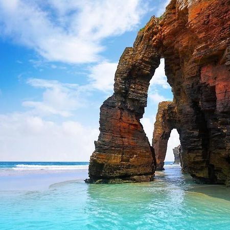 Apartamento Playa Catedrales Con Terraza Barreiros Exteriör bild