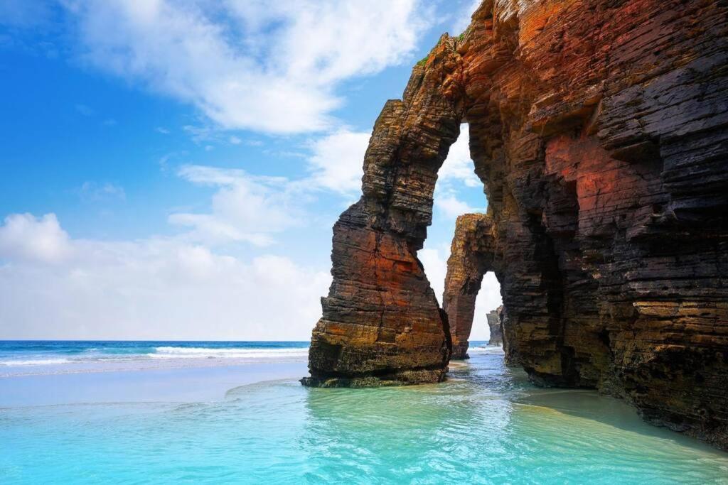Apartamento Playa Catedrales Con Terraza Barreiros Exteriör bild